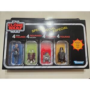 Disney Star Wars Clone Wars Ahsoka Tano Vintage Collection Hasbro Set of 4 RARE